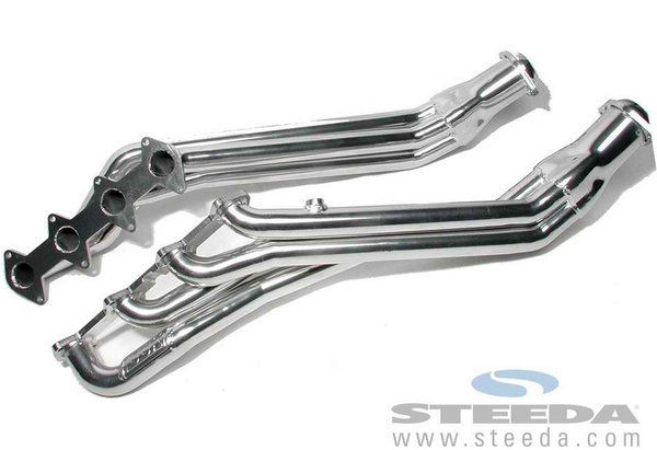 Long Tube Headers - Silver Ceramic